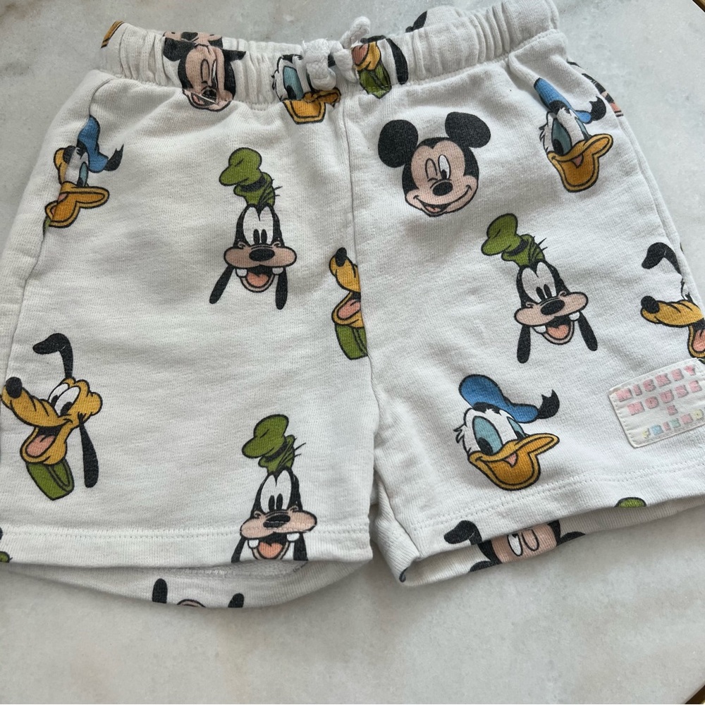 ZARA x Disney Sweat Shorts (size 2-3)